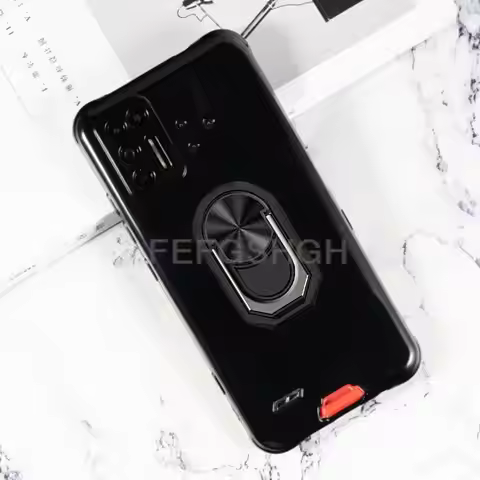 For Umidigi Bison GT Pro Back Case Finger Ring Soft TPU Silicone Case For Umidigi Bison X10S X10G NF