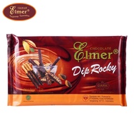 Elmer Dip Rocky Dark 1 kg | Dipping Chocolate Biscuits, Cookies, Sticks | Chocolate Flavored Dip