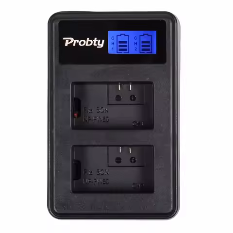 For Sony NP-FW50 NP FW50 NPFW50 LCD Dual Charger for Sony Alpha a6000 a6300 NEX-7 SLT-A37 DSC-RX10 D