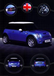 絕版【歐洲進口海報】經典迷你車 寶馬迷你 Mini Cooper S (2002年海報)