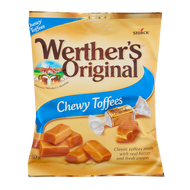 ลูกอม Werthers เวอร์เธอร์ ลูกอม werther original - Cream Candies Cream Filling Chewy Toffees