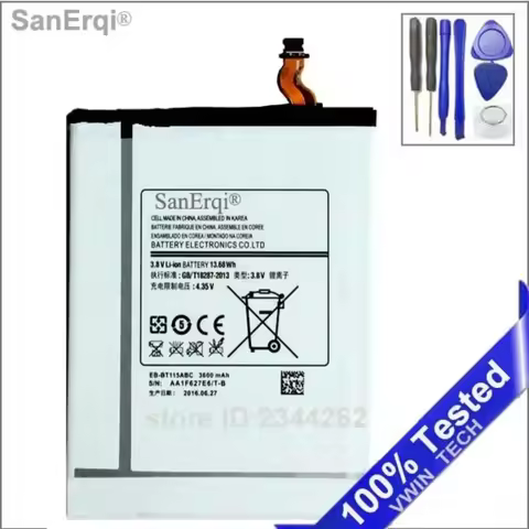 Battery 3600mAh EB-BT111ABC Battery For Samsung Galaxy TAB 3 Lite 7" SM-T110 T111 T113 T110 Battery 