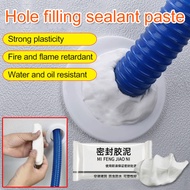 【Waterproof & Strong Adhesion】Aircon Wall Hole Sealing Putty For Pipes/Gaps Waterproof Adhesive Airc