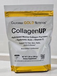 美國California Gold Nutrition，CollagenUP，水解海洋膠原蛋白粉 + 透明質酸 + 維他命C