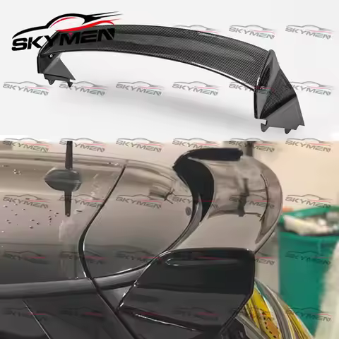 Car-styling GP Style Carbon Fiber Rear Spoiler For Mini R50 R53 R56 Fiberglass Bootlid Splitter Tuni