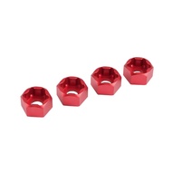 KOShobby Aluminum 5mm to 7mm Wheel Hex Hub Adapter Set for WPL D12 MN99S MN82 Axial SCX24 1/12 1/16 