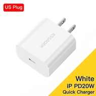 Essager 20W PD Type C Fast Charger for IPhone 14 13 Pro Max Samsung S22 Fast Charger Mobile Phone Ch