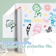 Shipped In 24 Cm.wall-Mounted Whiteboard 90CM*2M Electrostatic Wall-Mounted Easy To Install With Pen