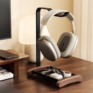 Walnut Headphone Holder Office Study Desktop Creative Universal Headphone Holder Storage Rack