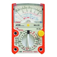 MA-55 Analog Multimeter with HFE, LED Tester, and Battery Tester  MA-55 Multimeter Analog, dengan Pe