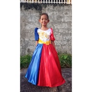 Philippine Flag Mestiza Gown United Nation Costume Buwan ng wika