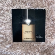 GIORGIO ARMANI Luminous Silk Glow Foundation Sample Card 1 mL x 4 Shades | Imported By Rose