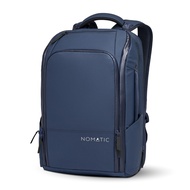 NOMATIC Travel Pack - 20L Water Resistant Laptop Bag - TSA-Ready Expandable Navy Backpack