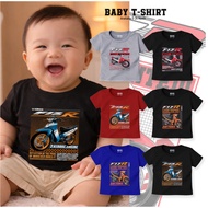 HDOG Yamaha F1ZR Racing Baby T-Shirt – Cool, Comfortable Retro Sport Motorcycle Baby Boy Clothes 0-2