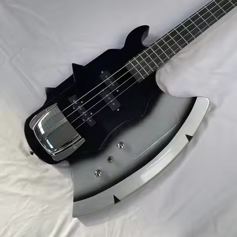 Popular Signature 4 String AXE Electric Bass Guitar Without Signature Rosewood Fretboard Free Ship