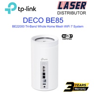 TP_LINK DECO BE 85 BE22000 Triband  Whole Home Mesh WiFi System, 10Gbps Ethernet Port