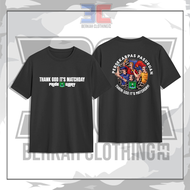 Baju Kaos Supporter PERSEKABPAS PASURUAN  "Thank God Its Match Day Pride & Glory"