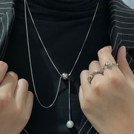 Silver necklace / silver necklace / style necklace / y2k necklace