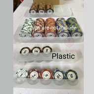 Plastic Chips Container Casino Chips Storage Trays Texas Poker