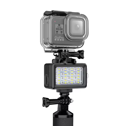 Seafrogs 60M Waterproof Case Hot Suit With RGB Light For GoPro 12 11 10 9 Black Protective surf Divi