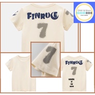 Children's Boys & Girls Short Sleeve T-shirt Number 7