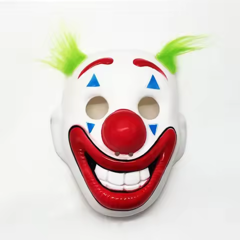 2024 Joker Origin Movie Clown Joker Mask Cosplay Joaquin Phoenix Arthur Fleck Halloween Masks