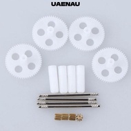 UAENAU RC Quadcopter Drone Spare Parts, White Durable Gearsets Motor Gear, High Quality Plastic&Copp