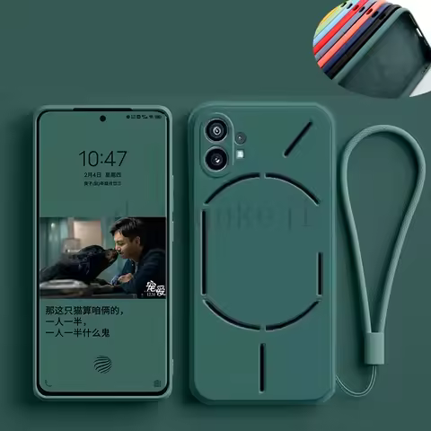 Liquid Silicone Case For Nothing Phone 2 1 3 2A CMF 2 Pro Phone Case Shockproof Protective Soft Cove