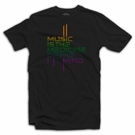 Music Is The Medicine Of The Mind T Shirt - Acid House Music Rave Edm