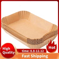 100PCS Air Fryer Liners Rectangle, Air Fryer Liners for  DZ201 DZ401, Air Fryer Baking Paper for  Fo