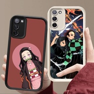 R63 Demon Slayer Casing for Samsung A02S A03 Core M02S A02 F02S M02 A03S Black and White