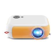 TransJee A10 Mini LCD LED Projector 1080P Home Theater with HD IN AV USB TF Card Slot 3.5mm Audio Output Remote Controller