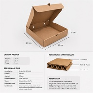 Pizza Box Size 23x23x5 cm POLOS Pizza Box/ Packaging/