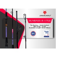 JORAN PANCING SPINNING JAKKARU SEABASS 602| 8 - 17 lb | 165 & 180 CM SIC TORZITE RING SOLID CARBON W