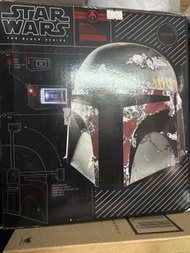 全新只打開盒檢查沒有陳列過 Hasbro Star Wars 星球大戰 1/1 頭盔 Boba Fett Life Helmet