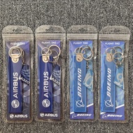 Boyin BOEING787 737 Airbus AIRBUS330 320 Embroidered Airplane Keychain Tail Pendant Gift ZX