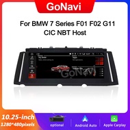 GoNavi 10.25 Inch Apple CarPlay Android Auto Car Multimedia Screen For BMW 7 Series F01 F02 G11 NBT 