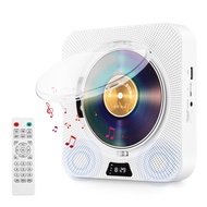 เครื่องเล่น CD แบบพกพาพร้อมลำโพง ติดผนังได้ เครื่องเล่น CD ส่วนบุคคลพร้อมบลูทูธ หน้าจอ LED ด้านหน้า 