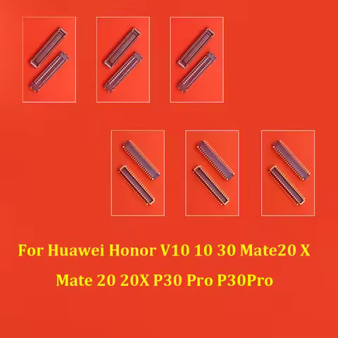 1-5pcs LCD Screen Display Board 40 Pin FPC Connector Plug Port For Huawei Honor V10 10 30 Mate20 X M
