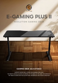 Neolution E-Sport Gaming Desk รุ่น E-Gaming II มีให้เลือก 2 ขนาด 120 และ 140 CM. โต๊ะเกมมิ่ง โต๊ะทำง