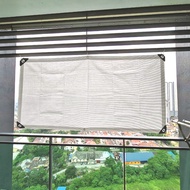 Privacy Sun Shade (White) - Fence for Balcony, Yard & Garden
