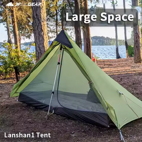 3F UL GEAR LanShan UltralightCamping Shelters Travel Outdoor 15D Nylon Silicone Professional Pyramid