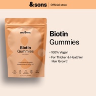 andSons Biotin Gummies 5000mg for Hair
