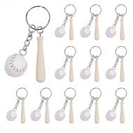 Baseball Keychain Pendant Realistic Mini Baseball Keychain Birthday Gift Graduation Gift