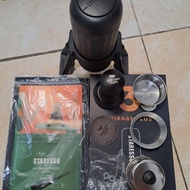 Staresso sp300 mirage plus + basket 54mm + tamper + dosingRing + puck screen