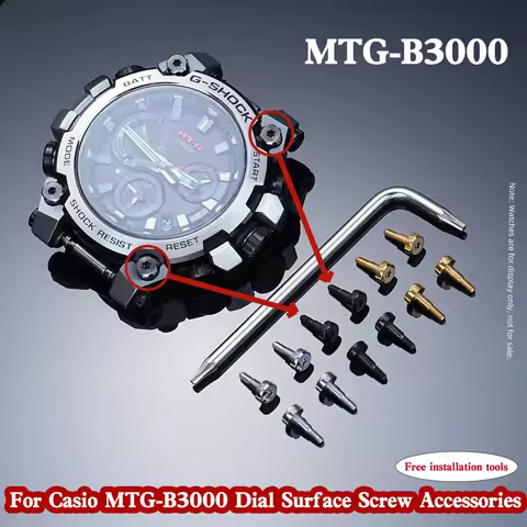 MTG-B3000 Screw For Casio G-SHOCK MTG-B3000 Watch Face Cover Screw Surface Screw Replacement Accesso