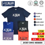 JCRT-5002 [JC BLUE] MEN’S SHORT SLEEVE T-SHIRT / BAJU LELAKI LENGAN PENDEK JCRT-5002 SERIES