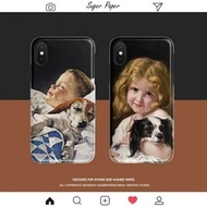 油畫復古風 手機殼訂做 蘋果 iPhone Xs Max XR case 及 huawei 華為 p30 pro 手機殼