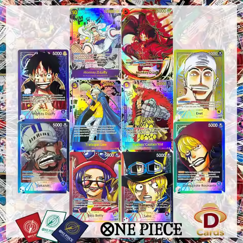 English One Piece OP05 Awakening of the New Era Curated Deck Card Luffy Trafalgar Law Enel Kid Yamat