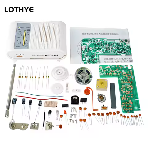 CF210SP FM AM Radio Assembly Kit DIY Teaching Experiment Electronic Assemble Set Kit Production Weld